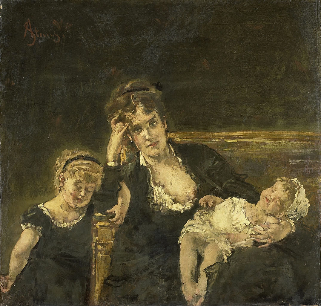 Alfred Émile Stevens - 104, La vedova, Rijksmuseum Amsterdam